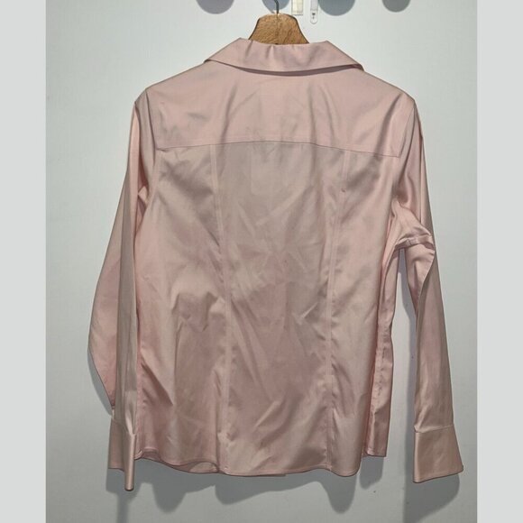 NWT Chico's No-Iron Linen Roll-Tab Sleeve Shirt Women’s Size 1x - Picture 3 of 10